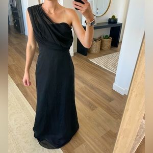 Black bridesmaid dress